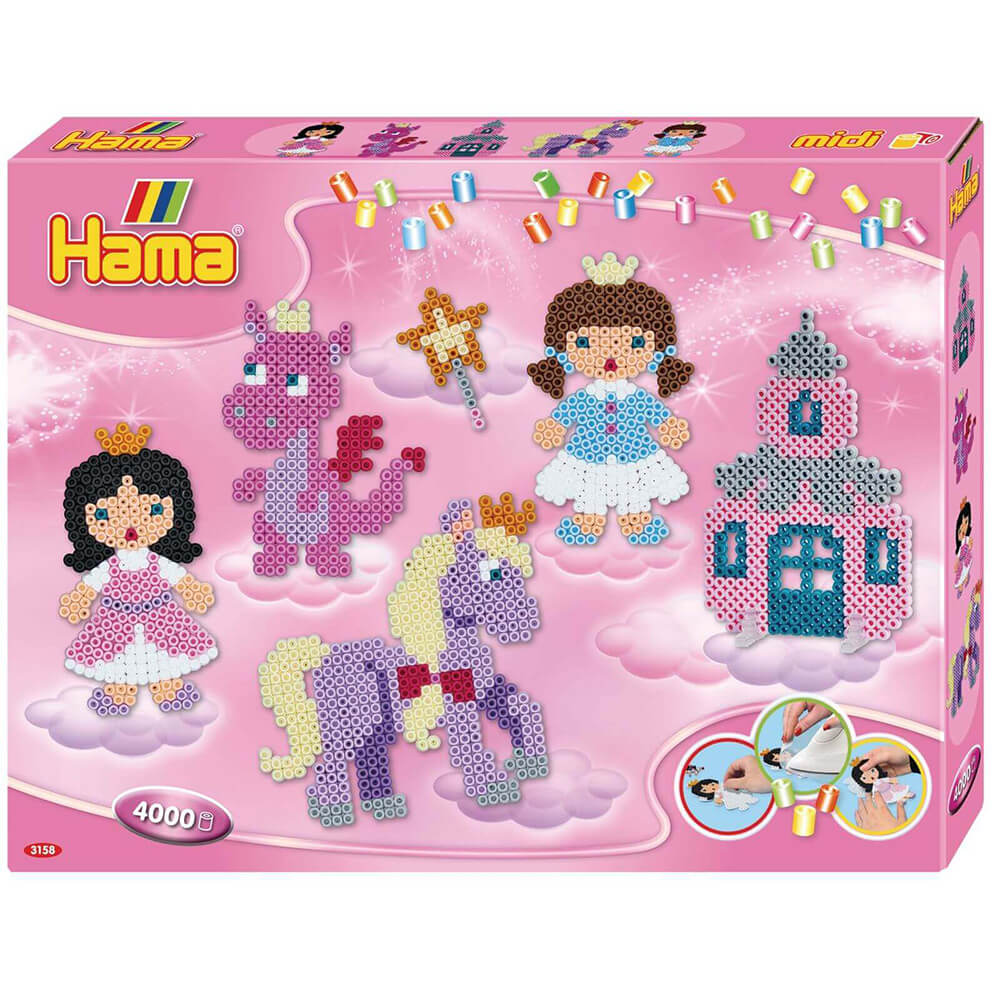 Hama Geschenkpackung Fantasy Fun Midi B Gelperlen Midi B Gelperlen