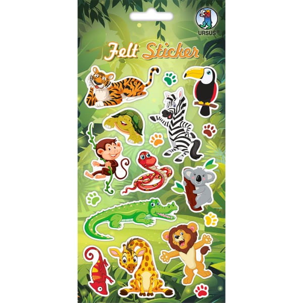 URSUS Filz Sticker Jungle