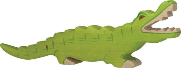 HOLZTIGER Krokodil aus Holz