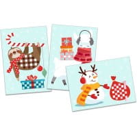 URSUS Winterlichte Flechtmotive, 12 Motive, A4