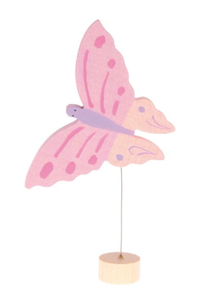 Grimm&#039;s Steckfigur rosa Schmetterling