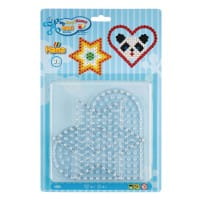 Hama Blister mit 2 Maxi-Stiftplatten, Herz & Stern