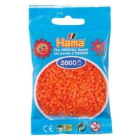 Hama Beutel mit 2000 Mini-Bügelperlen orange