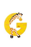 Sevi Buchstabe G Giraffe