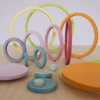 Grimm&#039;s Konzentrische Kreise und Ringe Pastell
