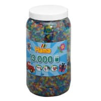 Hama Dose mit 13.000 Midi-Bügelperlen Glitter Mix 54