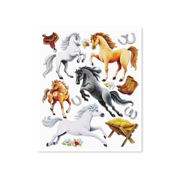 Roth XXL 3D-Sticker Pferd II 30x30cm, 14 Teile