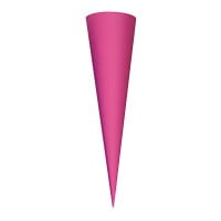Goldbuch Bastelschultüte pink, ohne Verschluss - 70cm