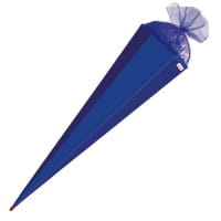 Roth XXL-Basteltüte ultramarinblau, 100cm, eckig, Tüllverschluss