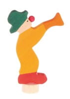 Grimm's Steckfigur Clown mit Trompete