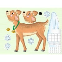 URSUS Wand-und Fensterbild Weihnachten