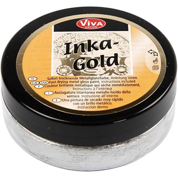 Inka-Gold Metallglanzfarbe silber