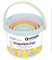 Spielstabil Stapelbecher-Set pastell 5-teilig