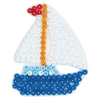 Hama Midi-Stiftplatte Segelboot, weiß