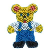Hama Stiftplatte Teddybär transparent für Maxi-Bügelperlen