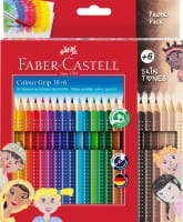 Faber-Castell Buntstift Grip Skin Tones 18+6