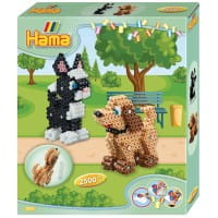 Hama Geschenkpackung Hund und Katze 3D Midi-Bügelperlen