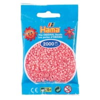 Hama Beutel mit 2000 Mini-Bügelperlen hellrot