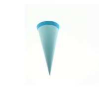 Goldbuch Geschenktüte - 15cm - eisblau - blauer Filzverschluss