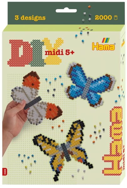 Hama Geschenkpackung Schmetterlinge Midi-Bügelperlen