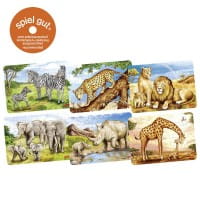 goki Minipuzzle Afrikanische Tiere