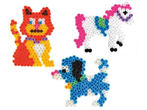 Playbox Stiftplatten-Set Haustiere transparent für XL-Perlen