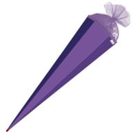 Roth XXL-Basteltüte lila, 100cm, eckig, Tüllverschluss