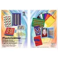 URSUS Flechtblätter-bastelmappe, 14x20cm, 10mm, 10 Paar