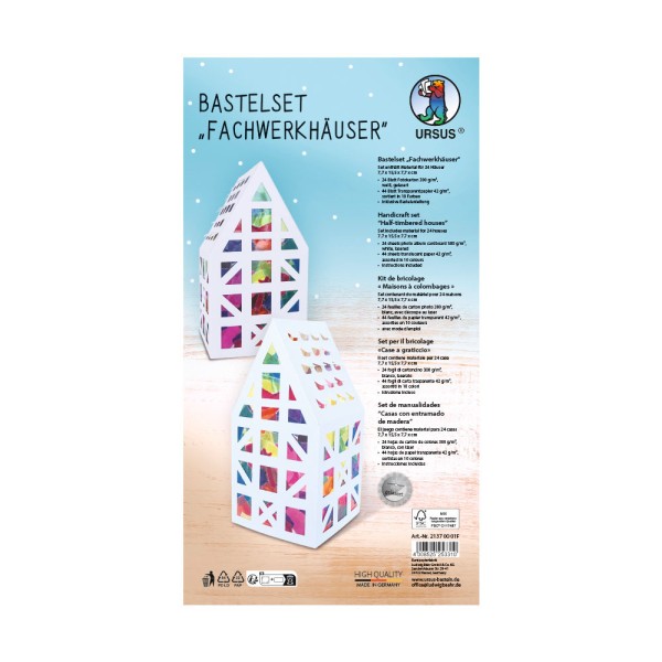 URSUS Fachwerkhäuser 24 weiß