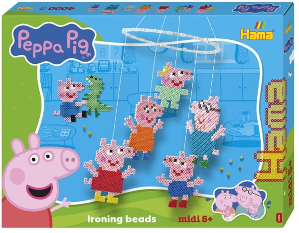 Hama Geschenkpackung Peppa Wutz groß 2 Midi-Bügelperlen