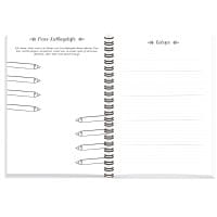 Roth Schülerkalender Lemon 16,5x23cm, versteckte Wire-O-Bindung, Stiftelasche, mit Übungen