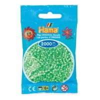 Hama Beutel mit 2000 Mini-Bügelperlen pastell grün