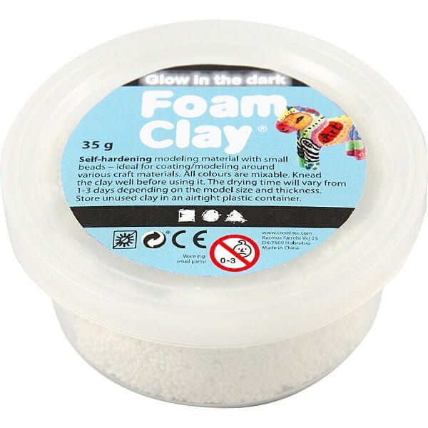 Foam Clay Modelliermasse nachtleuchtend