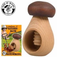 Corvus Kinderwerkzeug Kastanien-Halte-Pilz u. Nussknacker