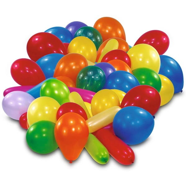Bunte Luftballons, 10 Stk.