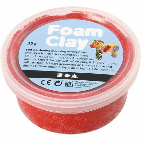 Foam Clay Modelliermasse, rot