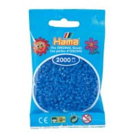 Hama Beutel mit 2000 Mini-Bügelperlen hellblau