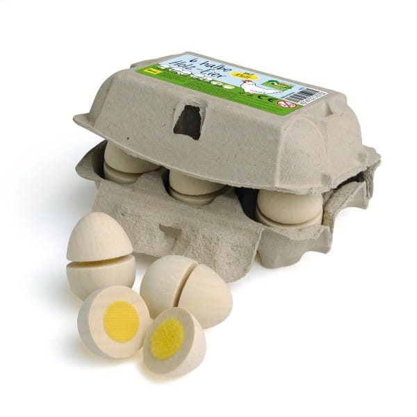 Erzi Eier zum Schneiden im Karton - Kaufladenzubehör