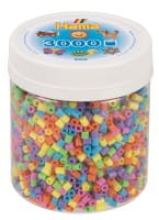 Hama Dose mit 3000 Midi-Bügelperlen Pastell Mix 50