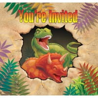 Einladungen Dinosaurier