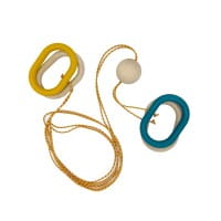 Me&amp;Mine Playground Bullet Ball, senf/blau