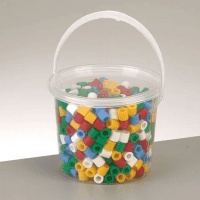 Nabbi® Jumbo Beads Bügelperlen im Eimer, Ø 10mm, 550 Stk., Standard Mix Nabbi® Jumbo Beads Bügelperlen im Eimer, Ø 10mm, 550 Stk., Standard Mix