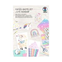 URSUS Papier Bastelset Cute rainbow