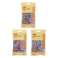 Hama Beutel mit 1000 Midi-Bügelperlen Streifen Mix