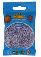 Hama Beutel mit 2000 Mini-Bügelperlen heller lavendel