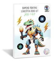 URSUS Diamond Painting Schultüten Deko-Set "ROBO T-REX"
