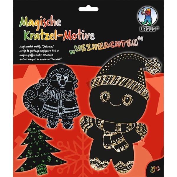 URSUS Magische Kratzel-Motive Weihnachten