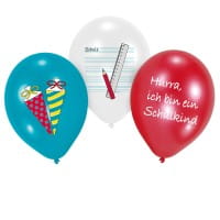 Luftballons My School Start