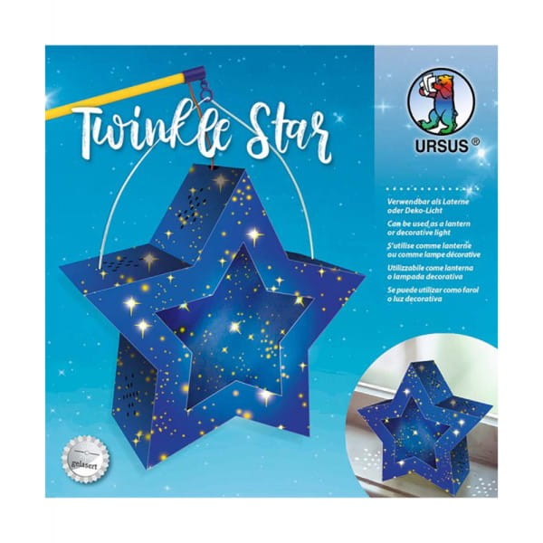 URSUS Laternen-Bastelset Twinkle Star, Sternenhimmel