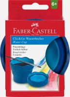 Faber-Castell Wasserbecher Clic&Go blau